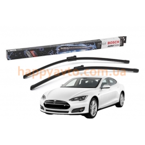 Комплект дворников на Tesla model S 2011-2020 — Bosch AeroTwin